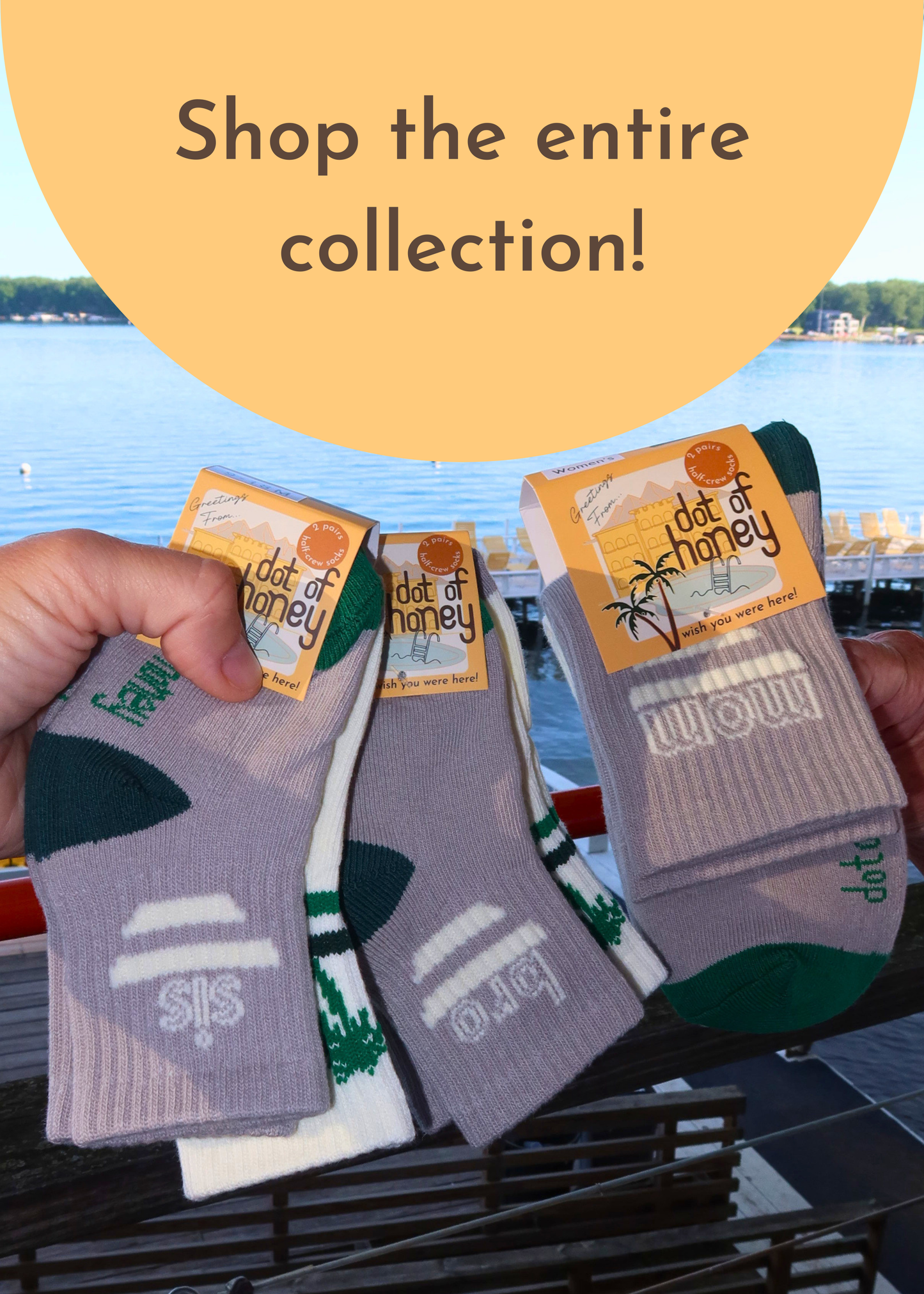 Mom + Palms Women's Sock Set