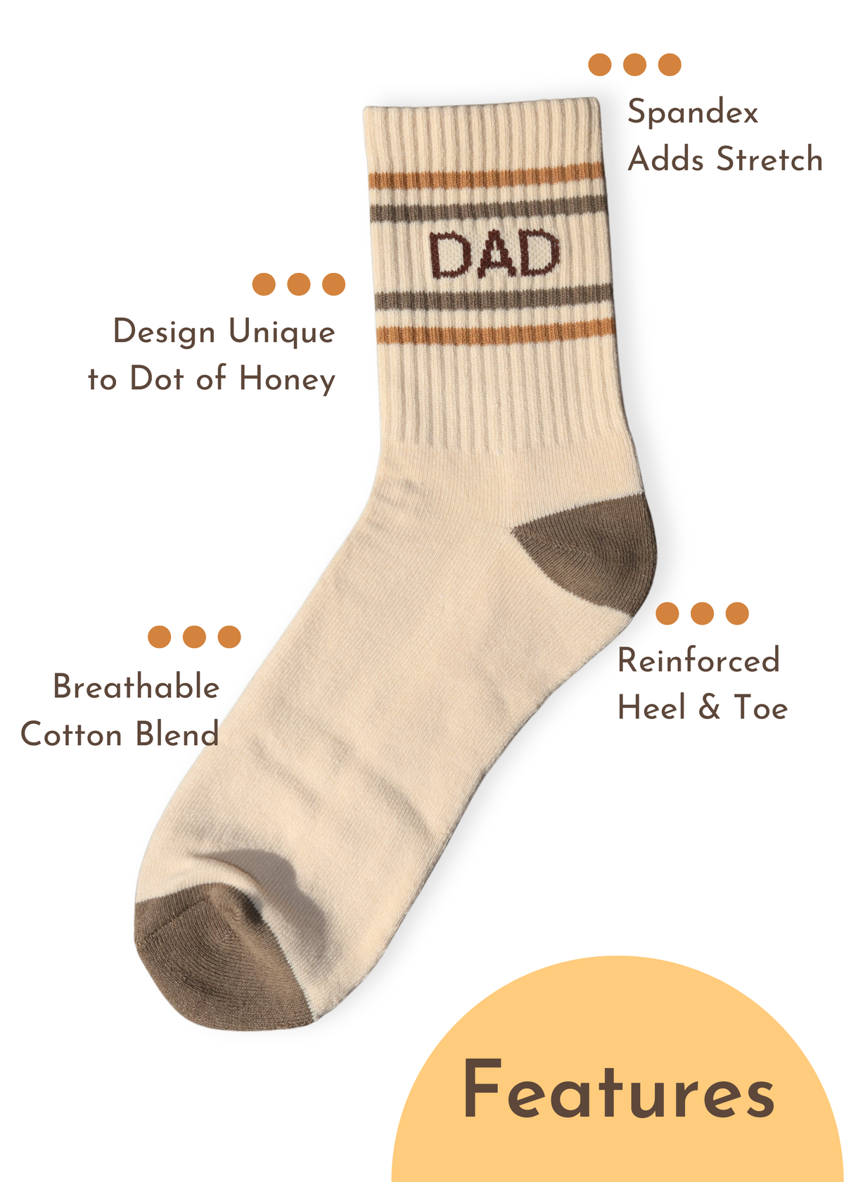 Dad + Checkered Men's Sock Set