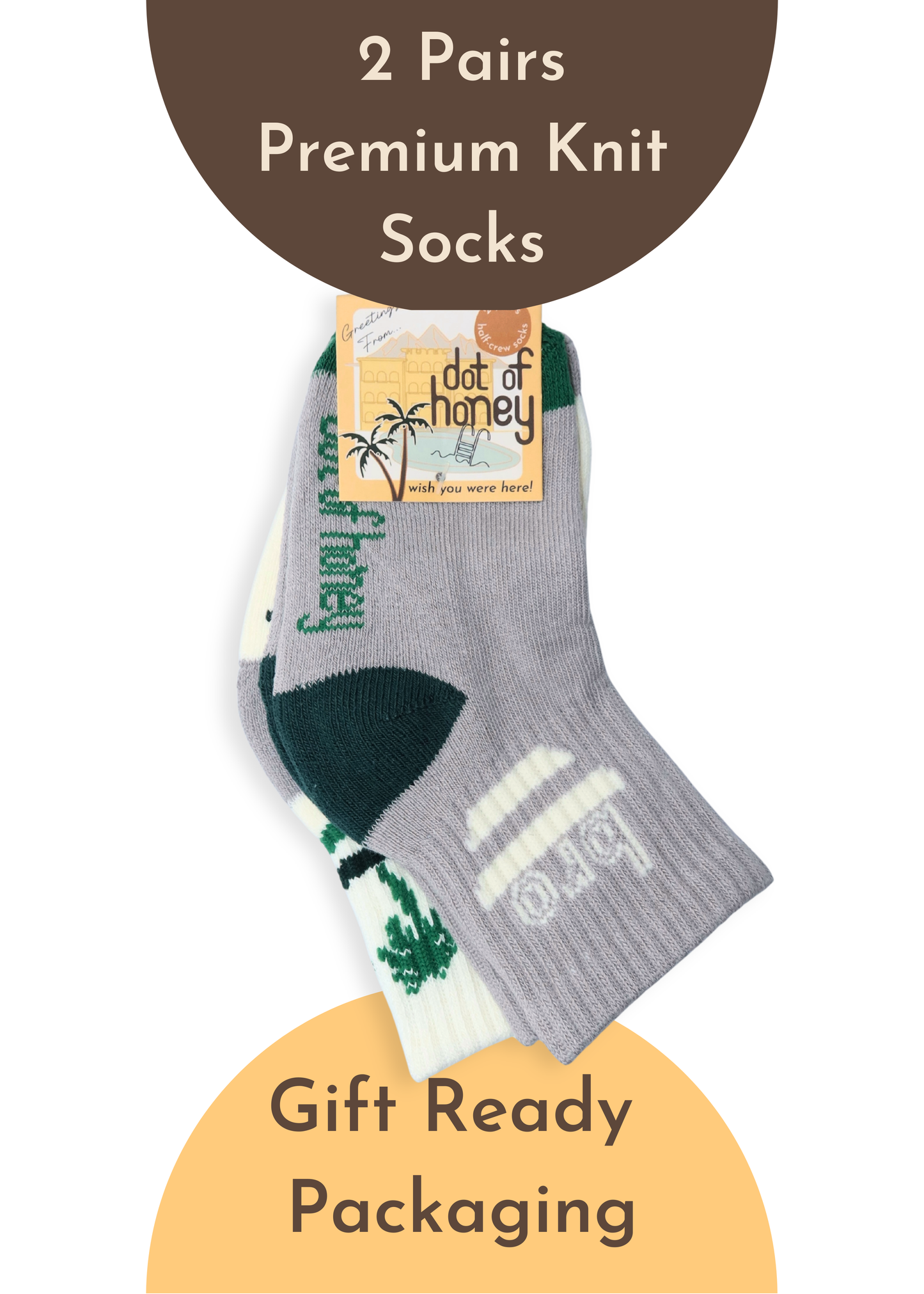 Bro + Palms Sock Set