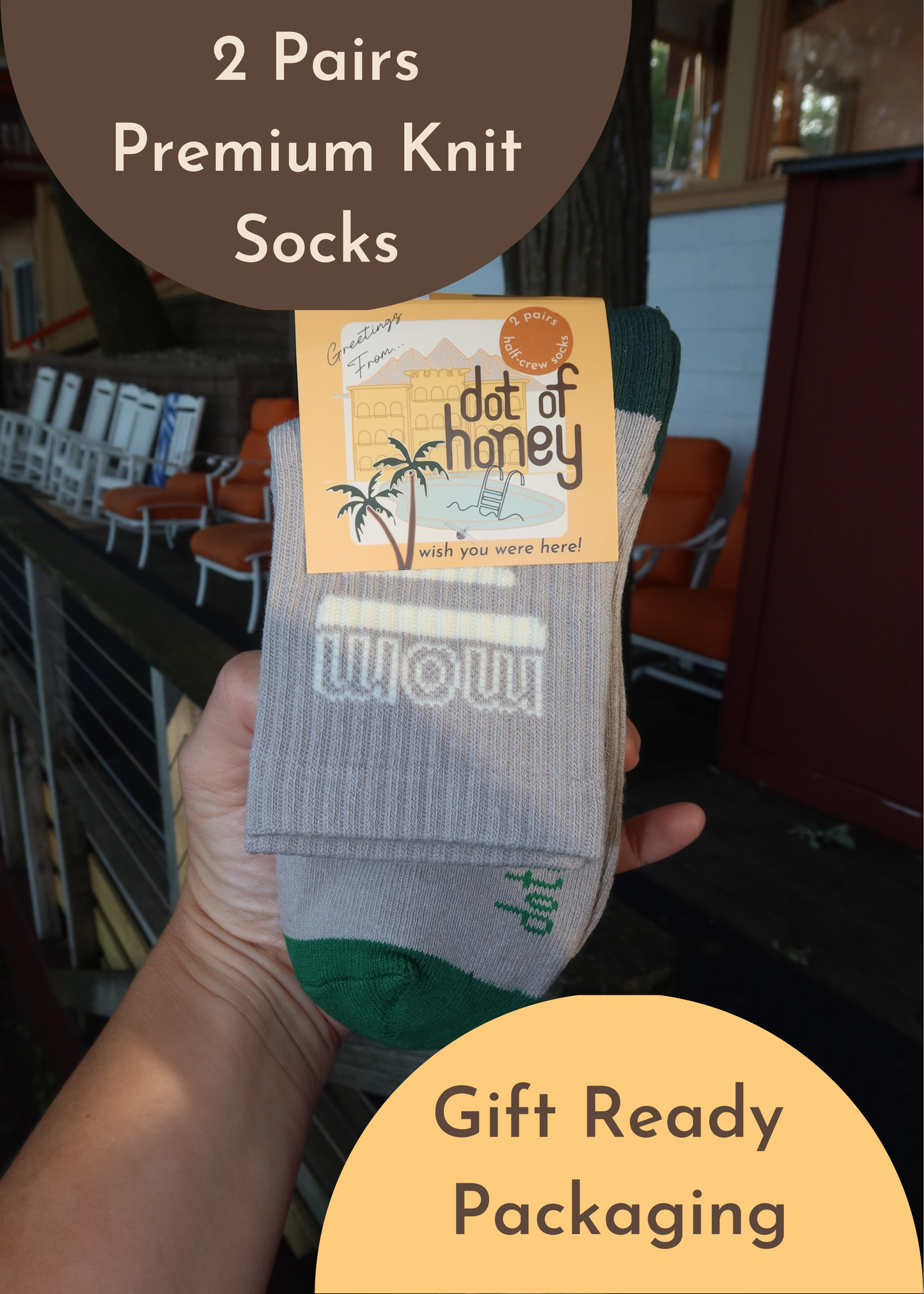 Mom + Palms Women's Sock Set