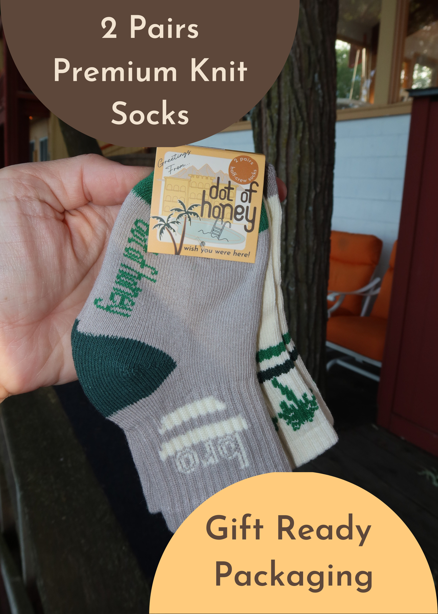 Bro + Palms Sock Set